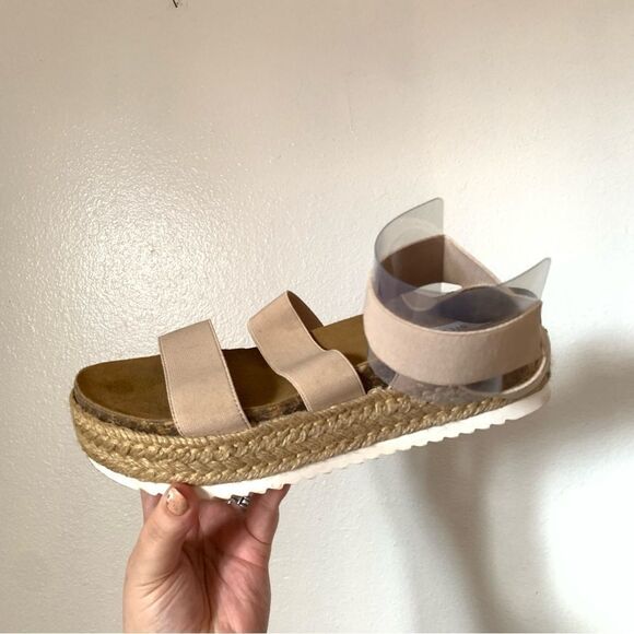 Steve Madden Kimmie Flatform Espadrille Sandals size 10 women’s - Picture 1 of 9